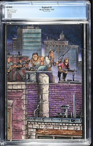 RAPHAEL #1 2nd print CGC 9.8-1st Casey Jones-comic book-4632794009