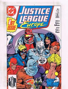 Lot Of 5 Justice League DC Comic Books # 1 (2) 11 12 22 Europe Quarterly HJ5