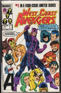 West Coast Avengers #1 (1984) West Coast Avengers / Avengers West Coast [Key ...