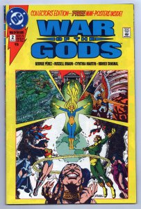 War Of The Gods #2 | Poster Intact (DC, 1991) VF