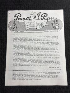 1979 PEANUT PALS PAPERS Fanzine Vol. 2 #1 FN 6.0 Planters Peanuts Memorabilia
