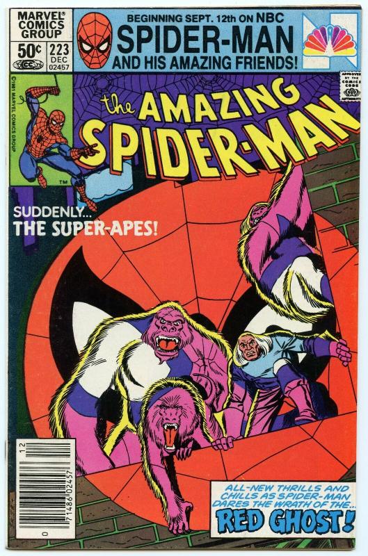 Amazing Spider-man 223 Dec 1981 VF-NM (9.0)