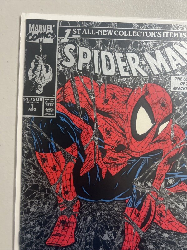 MARVEL SPIDER-MAN #1 ICONIC MCFARLANE COVER 1990 SILVER VARIANT