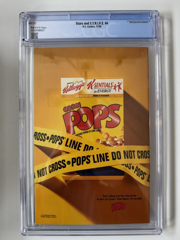 Stars and S.T.R.I.P.E. #4 CGC 9.8 - Shazam Appearance (1999)