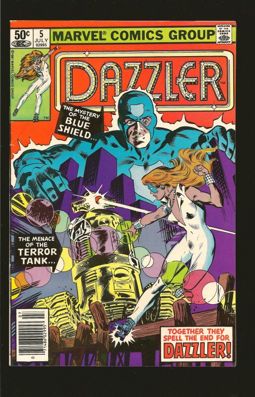 Marvel Comics Dazzler Vol 1 No 5 July 1981