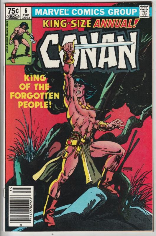 Conan the Barbarian King-Size #6 (Jan-81) NM+ Super-High-Grade Conan the Barb...