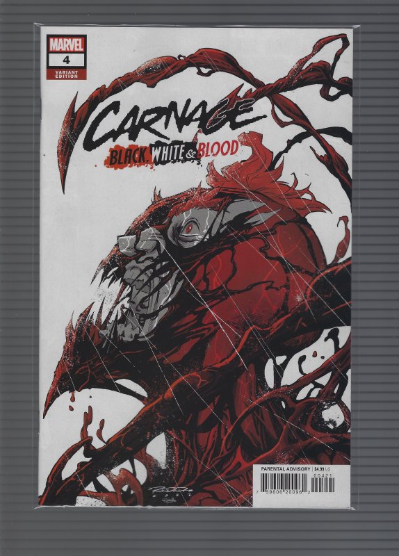 Carnage Black White And Blood #4 Variant