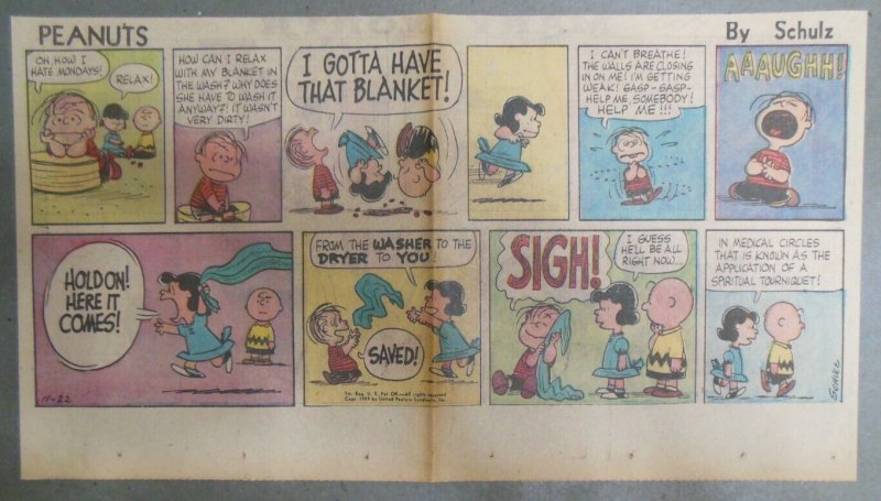 snoopy comic strips with notes