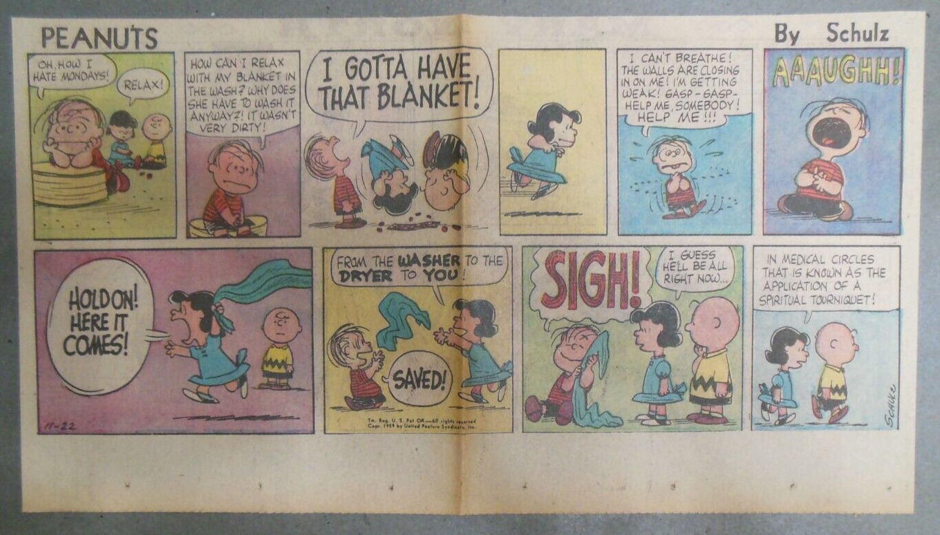 peanuts comic color