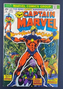 Captain Marvel (1968) #32 VG+ (4.5) Origin of Drax Jim Starlin Cover and Art