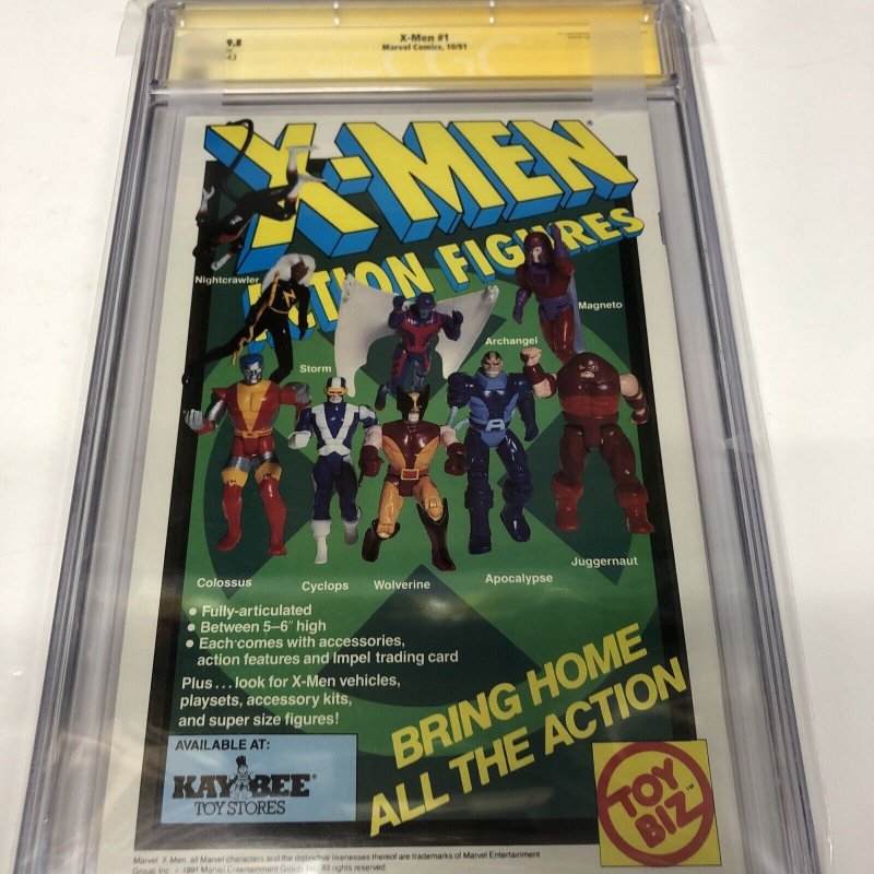 X - Men (1991) # 1 (CGC 9.8 SS) Signed Jim Lee•Scott Williams•Chris Claremont