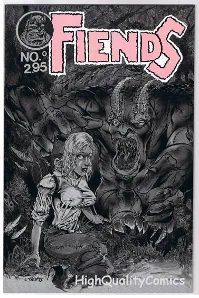 FIENDS #0, VF/NM, Signed by Tim Tyler, Fathom Press, 1992, more indies in store