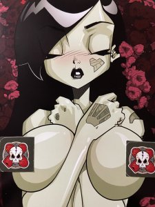 ZOMBIE TRAMP #50 MENDOZA RISQUE FOIL SPECIAL DELUXE EXCLUSIVE LTD 500 NM+