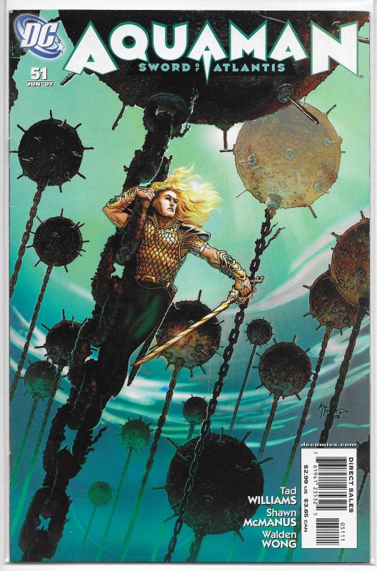 Aquaman: Sword of Atlantis (AM vol. 6, 2006) #51 FN McManus, Kaluta cover