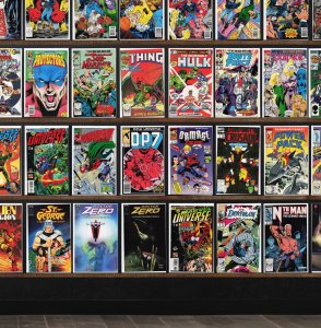 Huge Lot 150+ Comics with The Shadow, Guy Gardner, Marvel Universe & More!