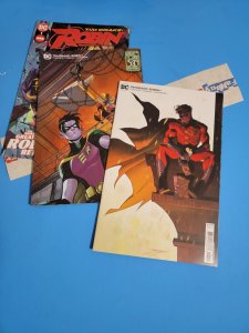 Tim Drake Robin 1 three variant set NM Fitzmartin Rossmo Harley