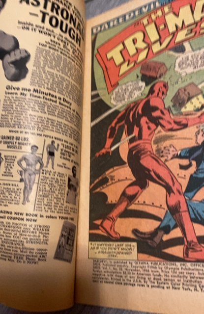 Daredevil #22 (1966) the Tri-man  lives