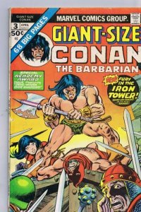 Giant Size Conan the Barbarian #3 ORIGINAL Vintage 1975 Marvel Comics