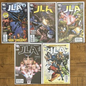 JLA #115,116,117,118,119 Justice League 2005 NM Lot