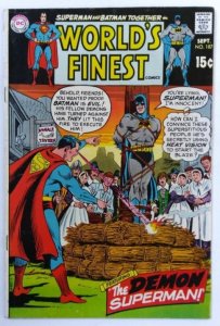 World's Finest Comics #187 'THE DEMON SUPERMAN! Silver Age DC