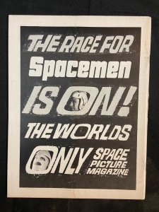 WARREN PUBLISHING SPACEMEN (SCI FI FILM & TV MAGAZINE) #5 OCTOBER 1962 FN/VF
