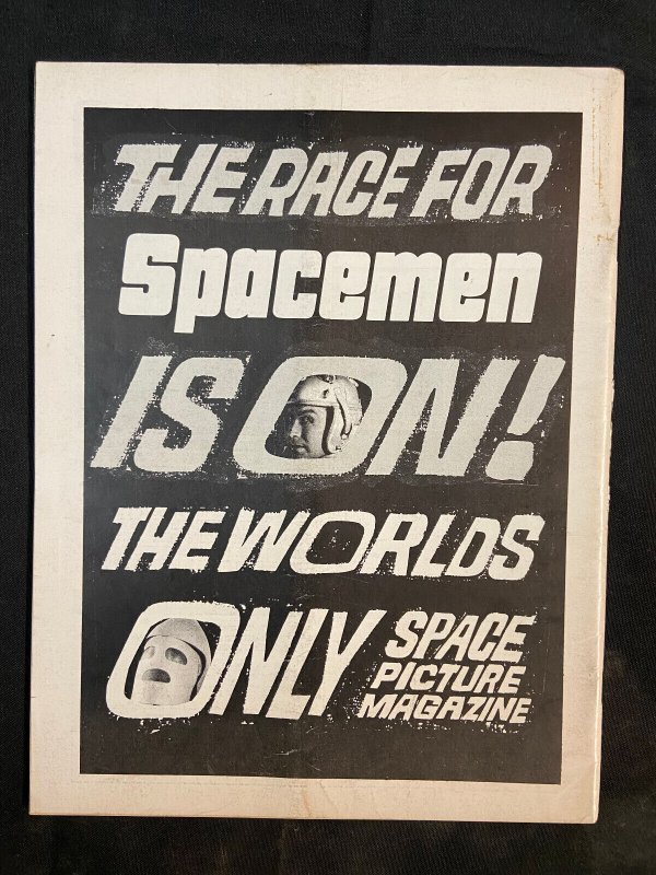 WARREN PUBLISHING SPACEMEN (SCI FI FILM & TV MAGAZINE) #5 OCTOBER 1962 FN/VF