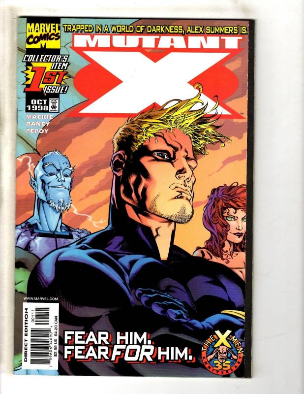 Lot Of 9 Mutant X Marvel Comic Books # 1 2 3 4 5 6 7 8 9 Wolverine X-Men CR41