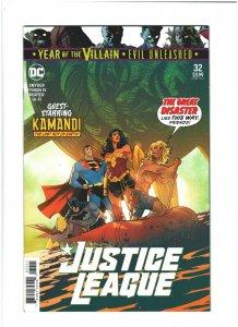 Justice League #32 DC Comics 2019 Year of the Villain Kamandi NM- 9.2 