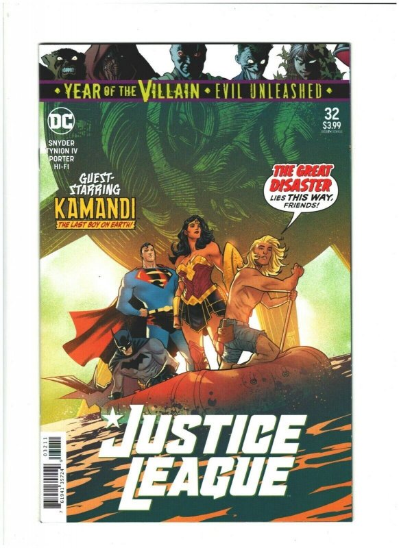 Justice League #32 DC Comics 2019 Year of the Villain Kamandi NM- 9.2 