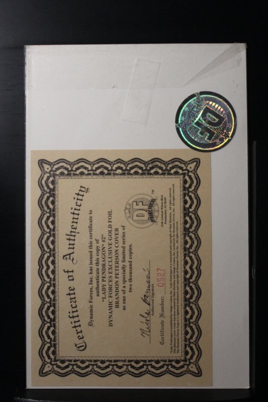 Lady Pendragon #2 (1999) *SIGNED Dynamic Forces Exclusive