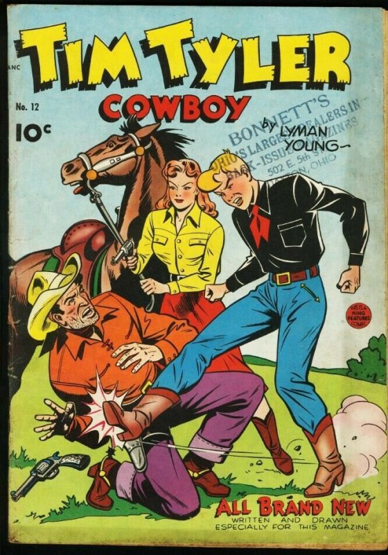 TIM TYLER COWBOY #12-1948-COOL ISSUE-WESTERN G/VG