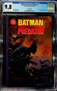 Batman versus Predator #1 Batman Cover (1991) - CGC 9.8 Cert#4008098007