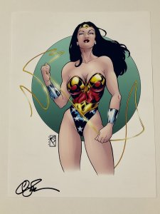 WONDER WOMAN BY CHAD SPILKER ART PRINT SIGNED