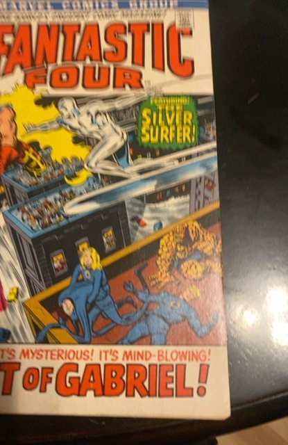 Fantastic Four #121 (1972)silver surfer app and cameo of Galactus