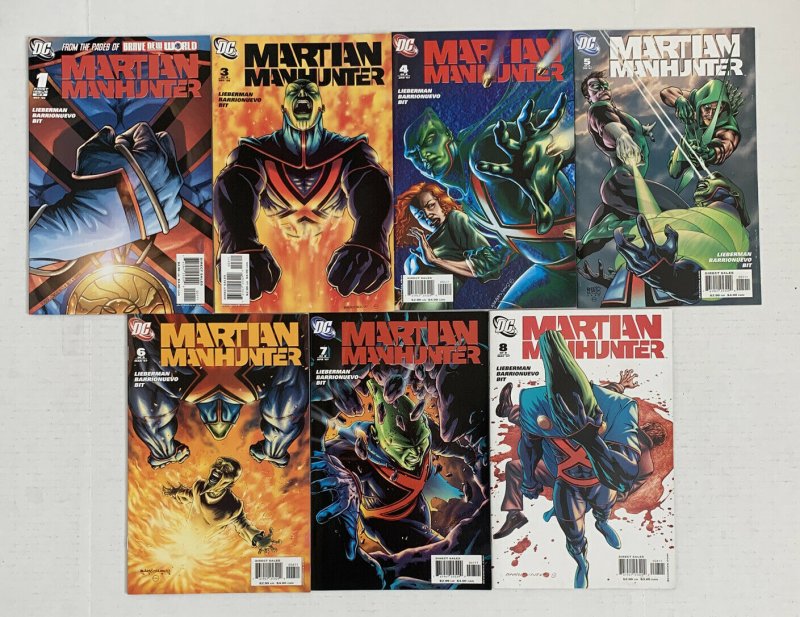 Martian Manhunter #1 & 3-8 Lot Of 7