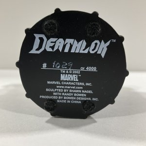 2002 Bowen Deathlok Mini Bust #1029 Professionally Displayed Signed Rick Buckler