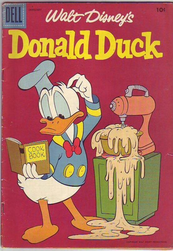 Donald Duck #57 (Jan-58) FN- Mid-Grade Donald Duck