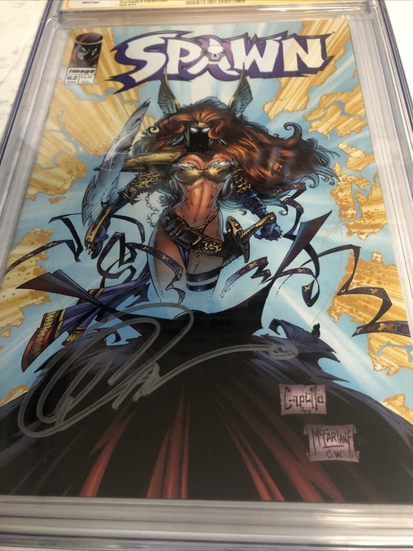 Spawn (1997) # 62 (CGC 9.8 SS) Signed Greg Capullo * Image Comics *