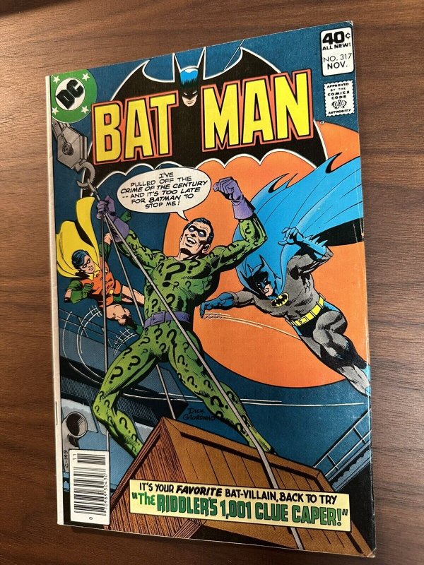 Batman #317 FN- Dick Giordano Riddler Cover. (DC 1979) | Comic Books ...