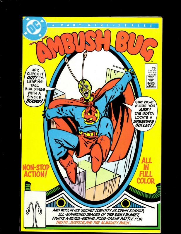 9 Comics All-Star 50 51 53 Ambush Bug 1 2 3 4 + Stocking Stuffer & Nothing JF12 