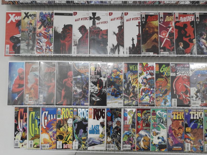 Huge Lot 160+ Comics W/Daredevil, X-Men, Thor+ Avg VF+ Condition!