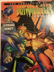 PRIMORTALS ORIGINS #2 : Tekno 1995 NM-; Newsstand Variant, Leonard Nimoy