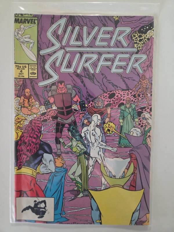 Silver Surfer #4 VF-NM Marvel Comic Book 8 TJ87