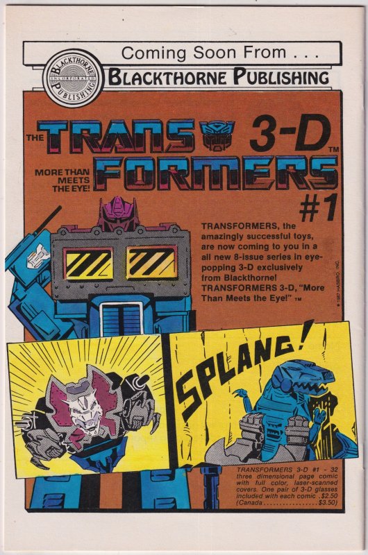 Blackthorne 3-D Series #20 G.I. JOE #1