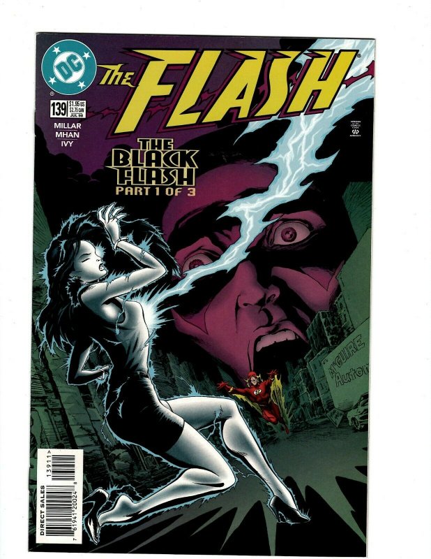 Lot Of 3 The Flash DC Comic Books # 139 140 141 NM 1st Prints Black Flash KE SR1