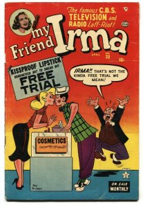 My Friend Irma #30 1953-Atlas-Dan DeCarlo-Good Girl art-Kissing cover!