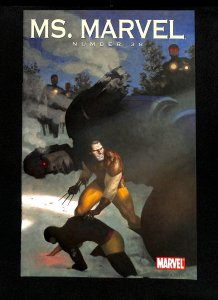 Ms. Marvel (2006) #38 Isaacs Variant Wolverine Art Appreciation