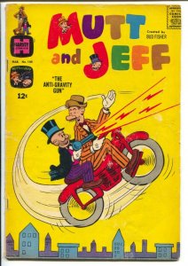 Mutt & Jeff #140 1964-Harvey -Russ Heath ad-motorcycle cover-VG-