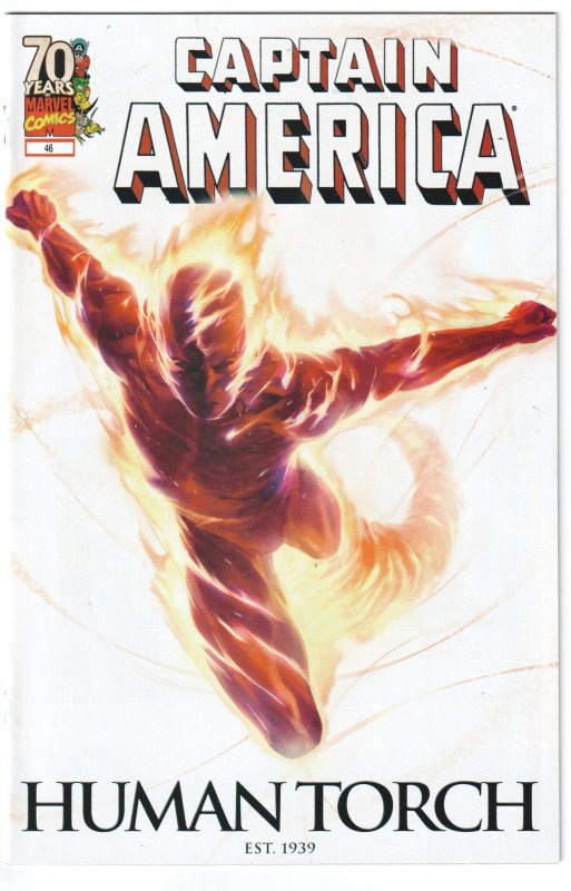 Captain America #46 Variant Cover (2009) Captain America