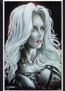 Lady Death 11 x 17 Print w/ 2x Signatures